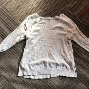 light gray marl sweater
